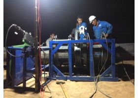 Thi công hệ thống cấp nước bằng đường ống hdpe D630PN10 tại Bình Thuận
